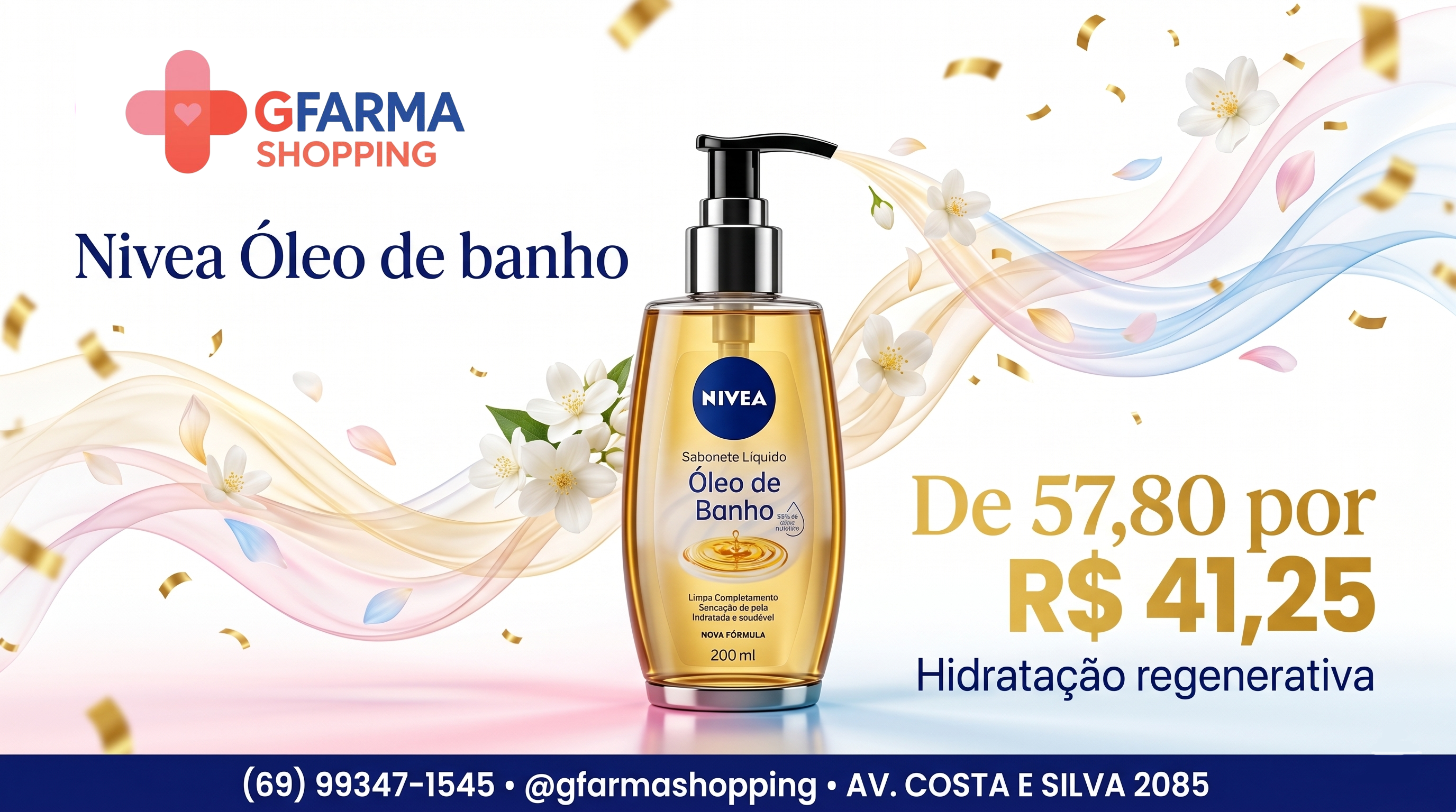 Óleo de banho — GFarma