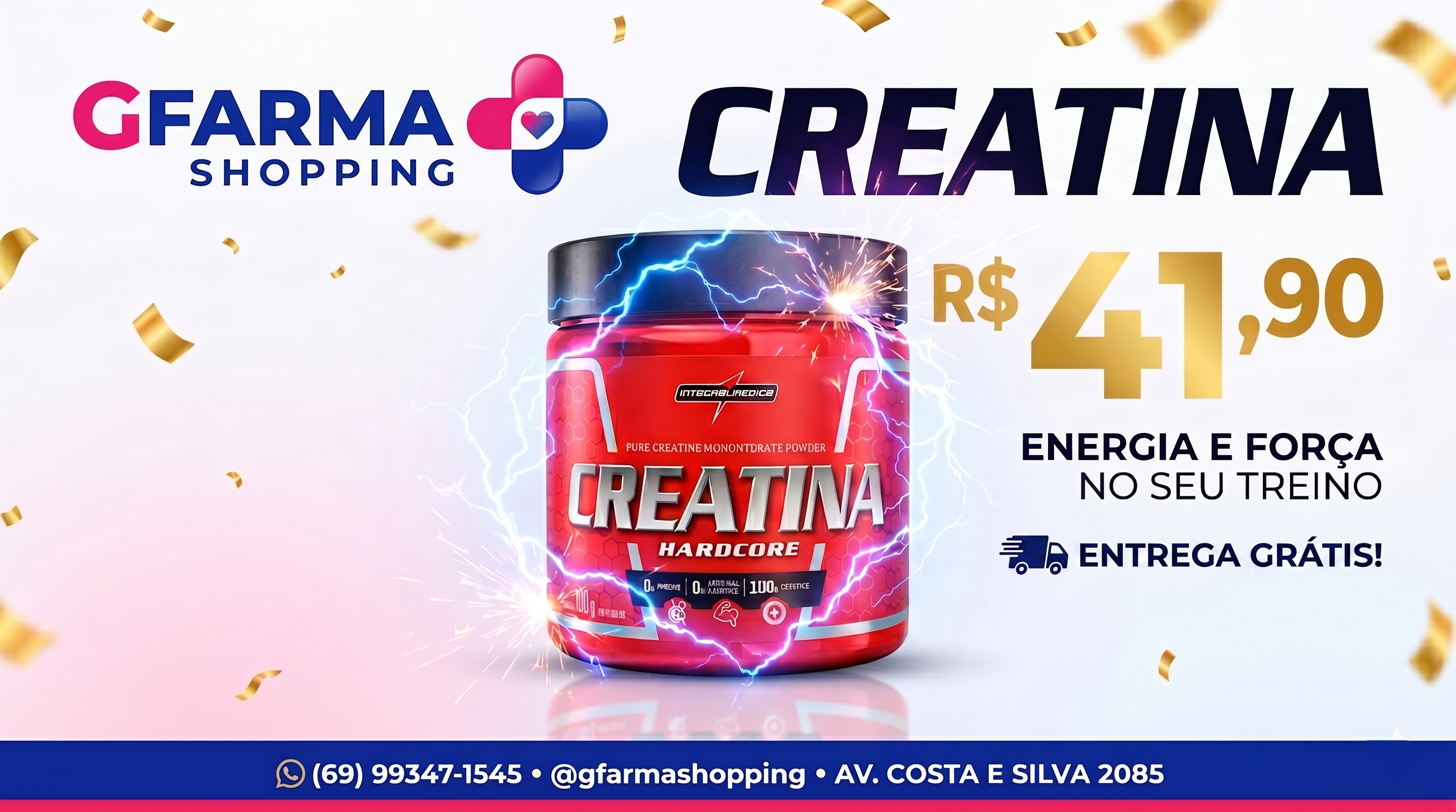 Creatina em pó — GFarma