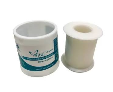 FITA MICROPORE 5CMX10M BRANCA