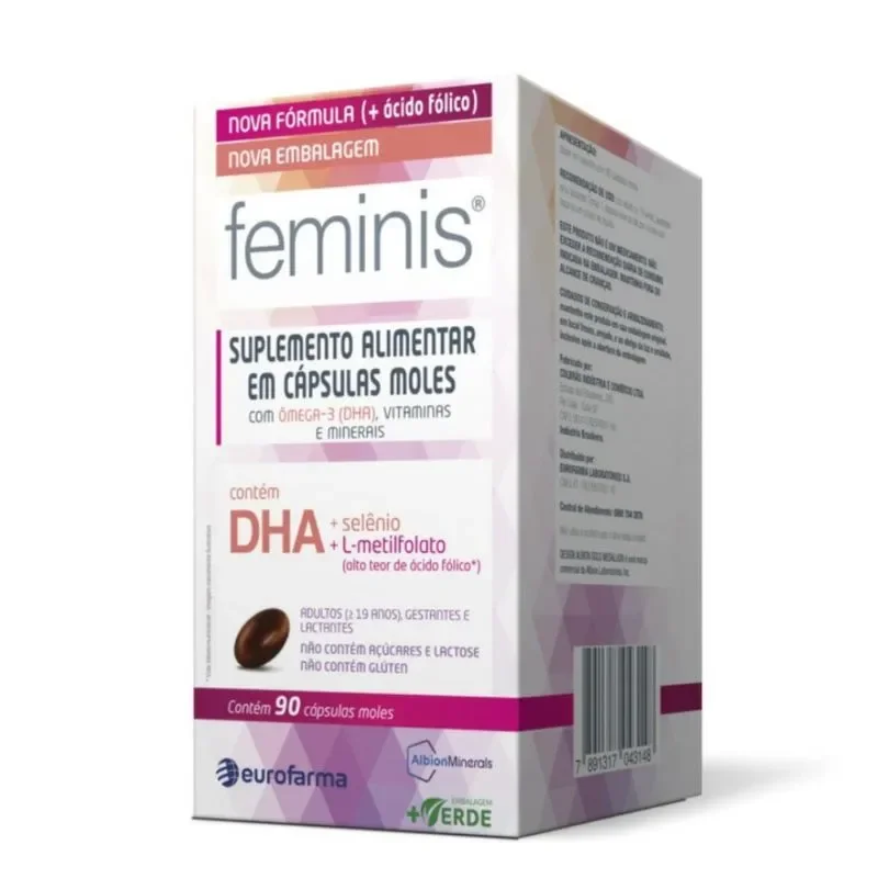 FEMINIS DHA+AC FOL 90CAP GEL