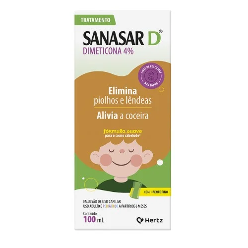 SANASAR D 4% EMULS 100ML