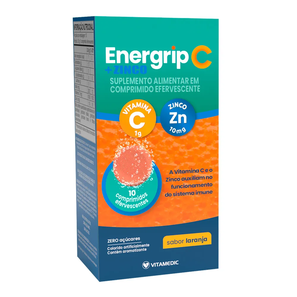 ENERGRIP C+ZINCO 1G+10MG 10CP