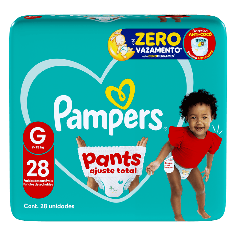FR PAMPERS PANTS AJ.TO G 28UN