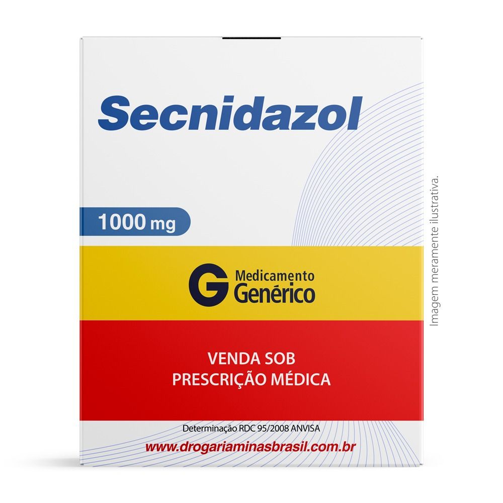 SECNIDAZOL 1000MG 2CP REV