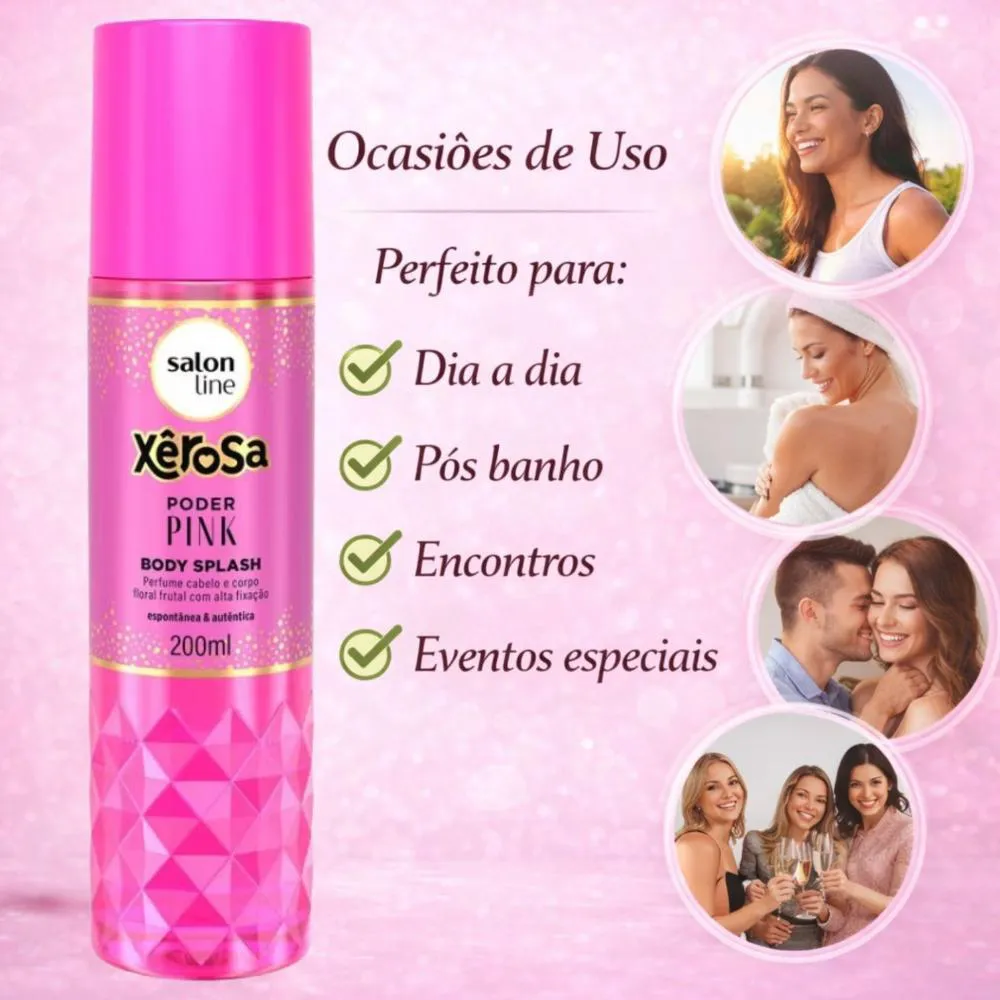Body Splash Xerosa Poder Pink 200 ml