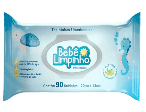 LENC UME BEBE LIMPINHO PR 90UN