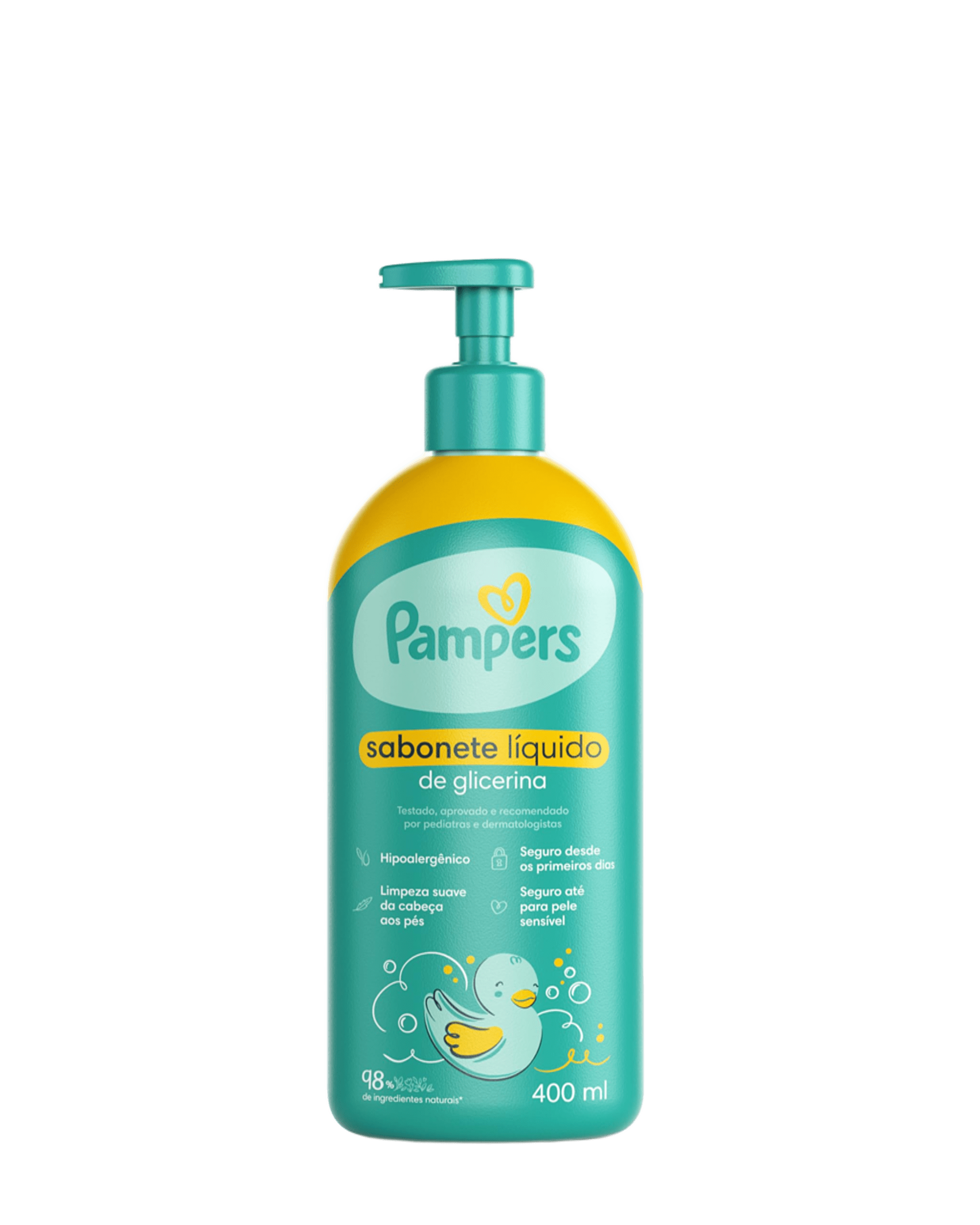 SAB LIQ PAMPERS GLIC 400ML