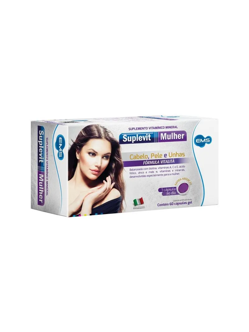 SUPLEVIT MULHER 60CAP GEL