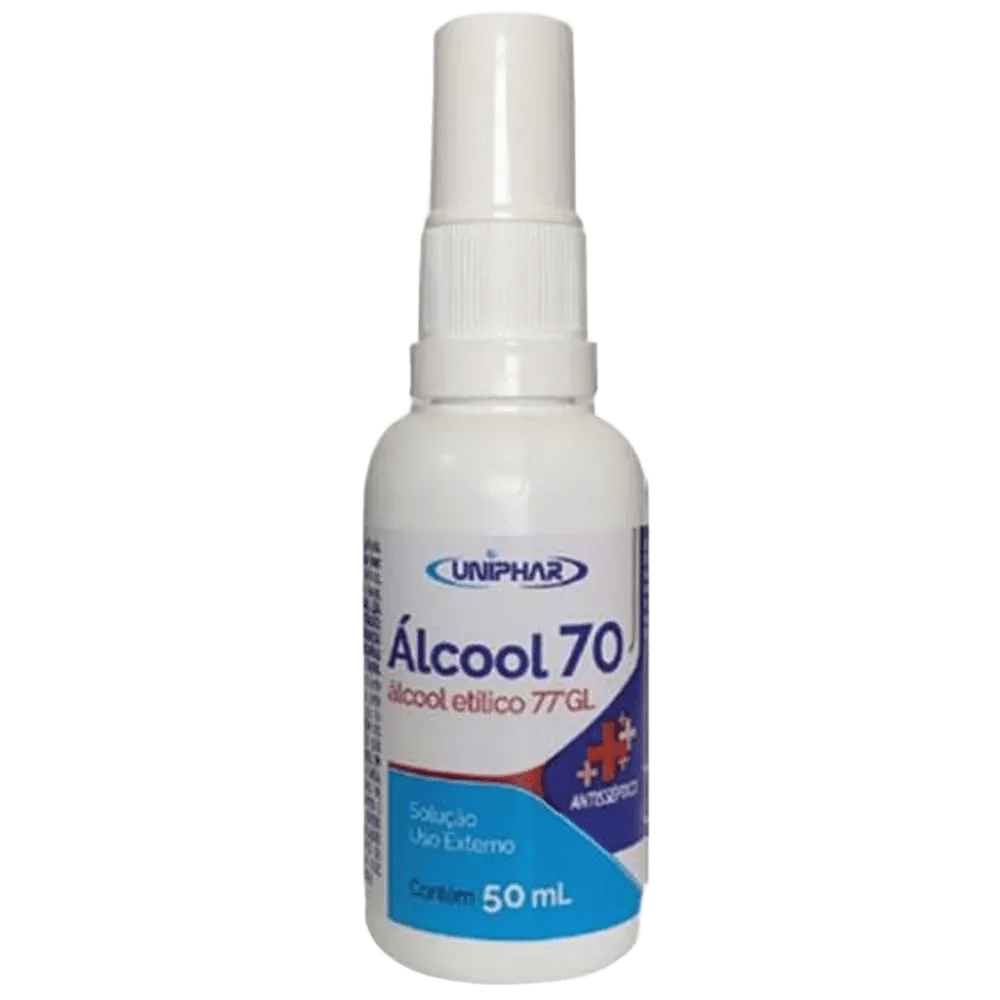 ALCOOL 70%LIQ SPR UNIPHAR 50ML