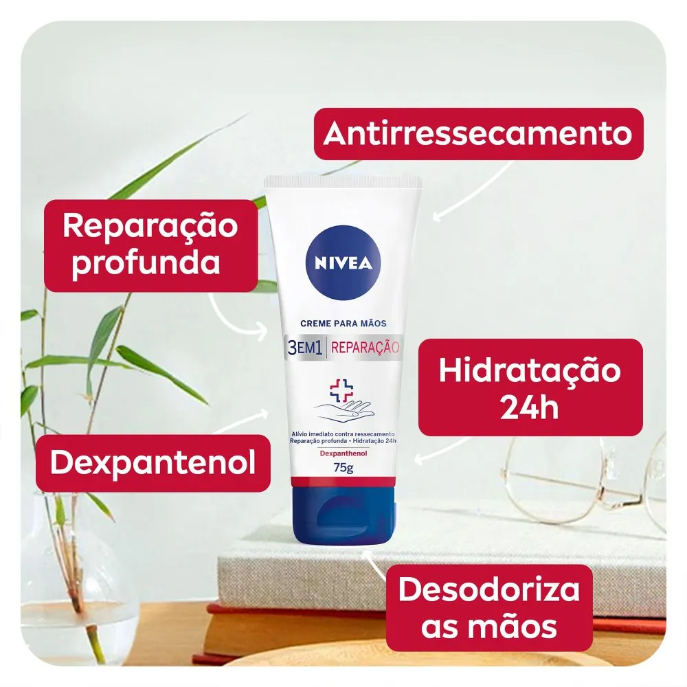CR NIVEA MAOS REP 75G