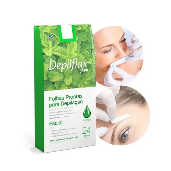 FOLHAS DEPIL DEPILFLAX FAC 24U