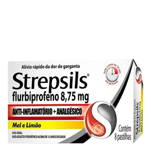 STREPSILS MEL+LIM 8PAST