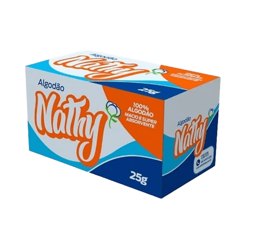 ALGODAO NATHY ROL 25G