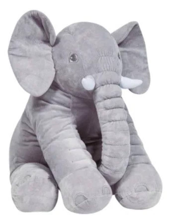 ALMOFADA ELEFANTE GIGANTE CINZ