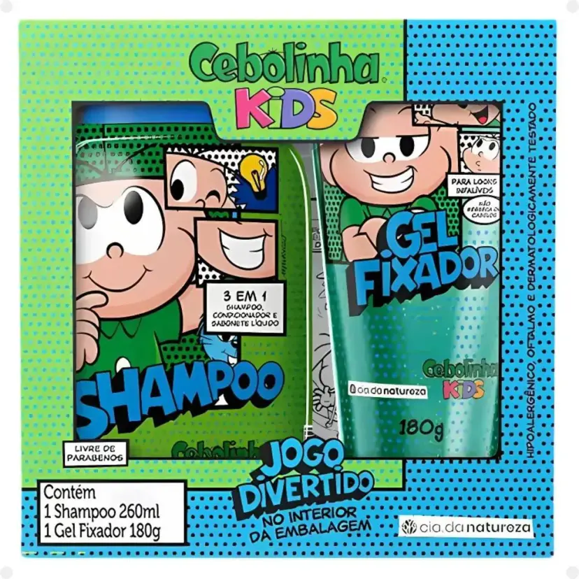 Shampoo Kids 3 em 1 Cebolinhas