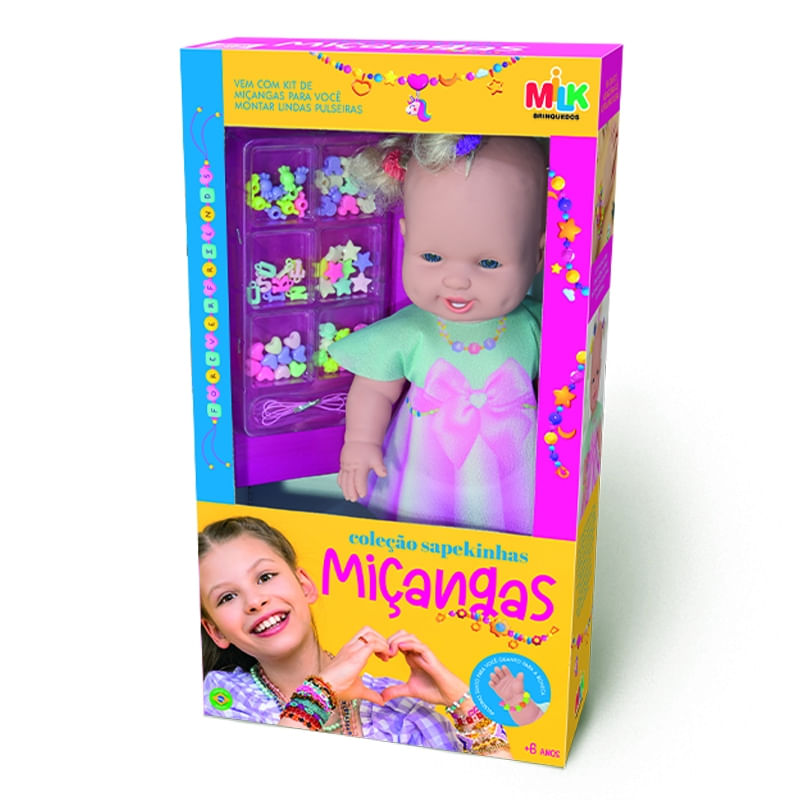 BONECA 33CM SAPEQUINHA MICANGA