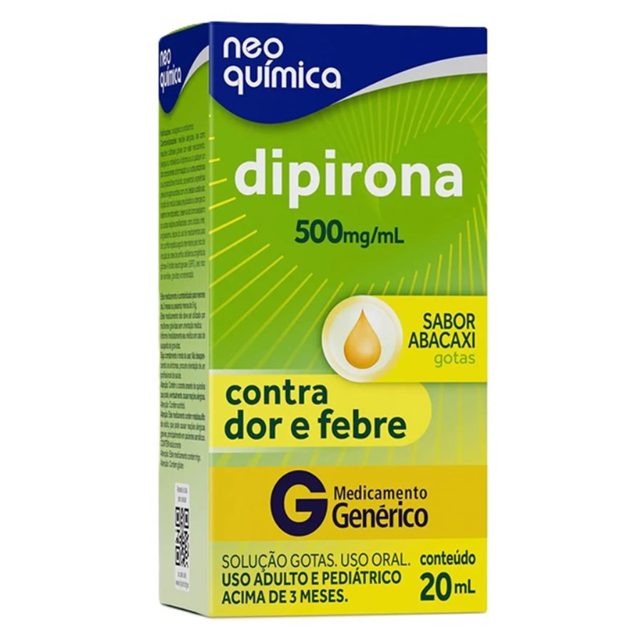 DIPIRONA 500MG/ML GTS 20ML