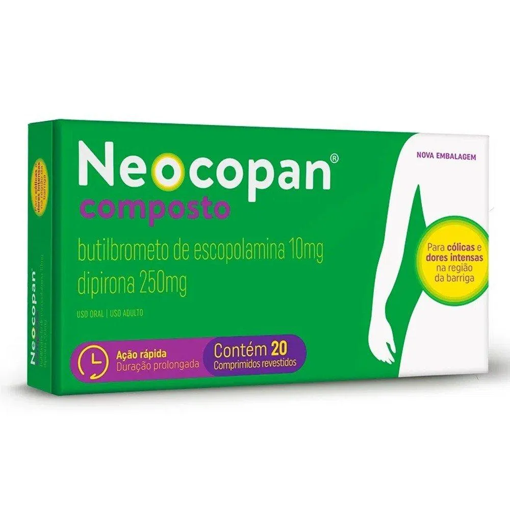 NEOCOPAN COMP 10MG+250MG 20CP