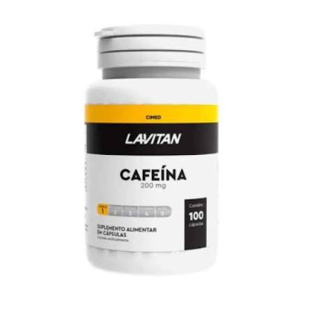 LAVITAN CAFEINA 200MG 100CAP