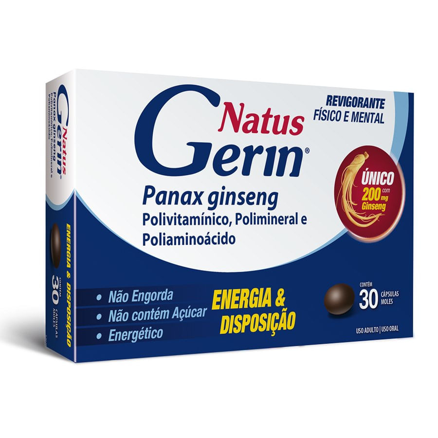 NATUS GERIN 30CAP GEL MOLE