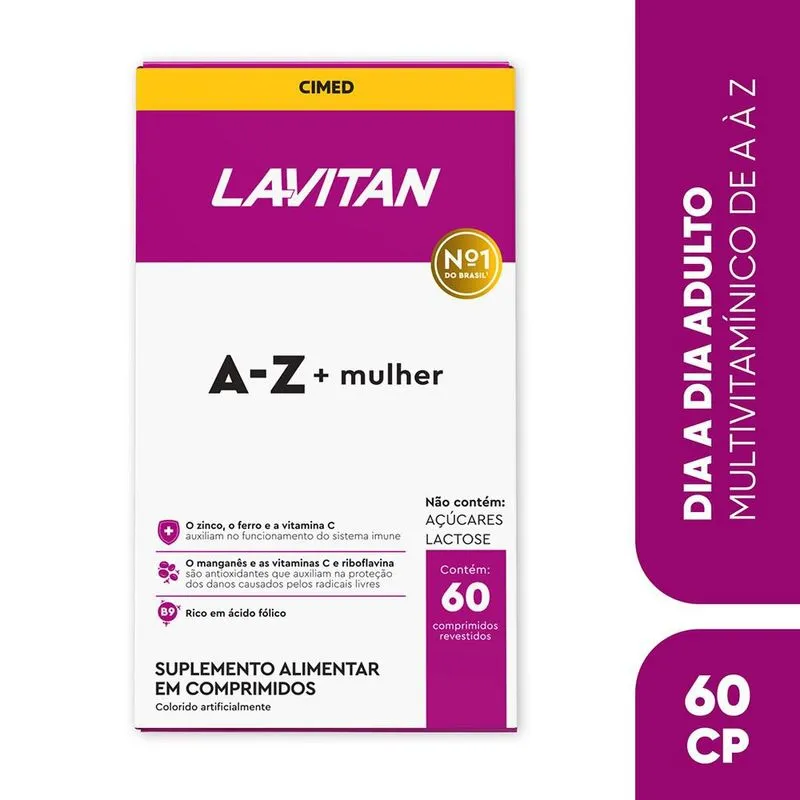 LAVITAN A-Z MULHER 60CP REV