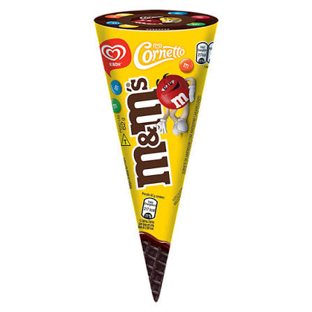 SORVETE CORNETTO M&M 90ML