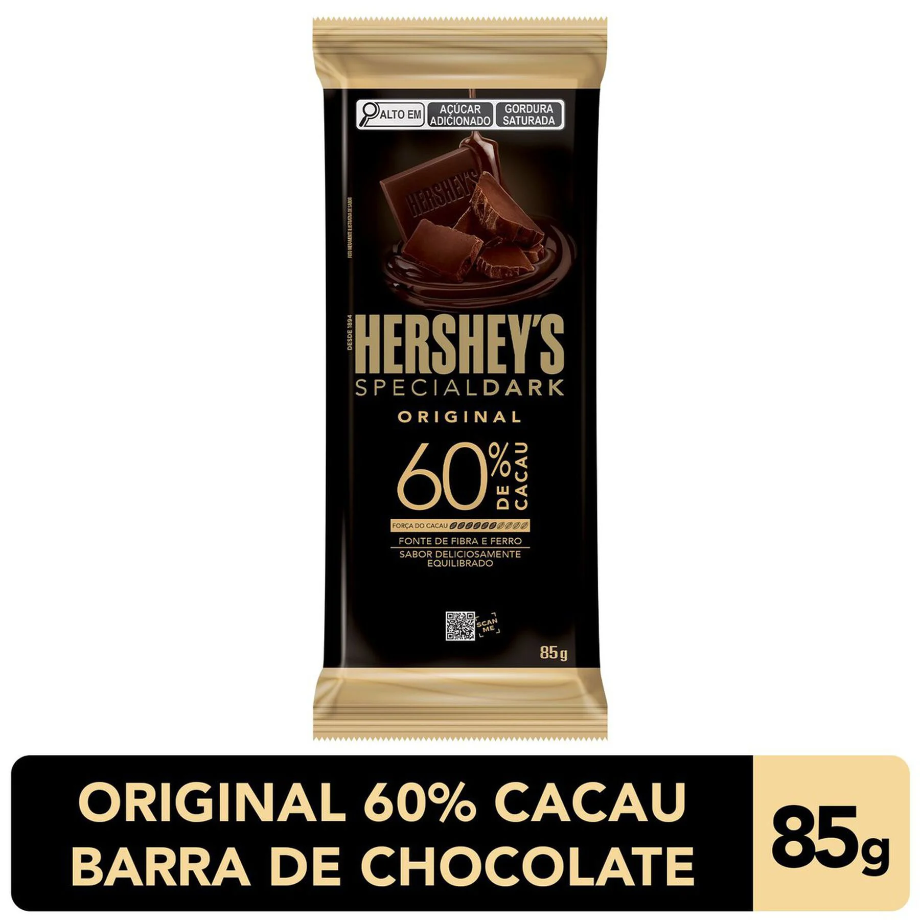 HERSH CHOC 60EC TRAD 85G