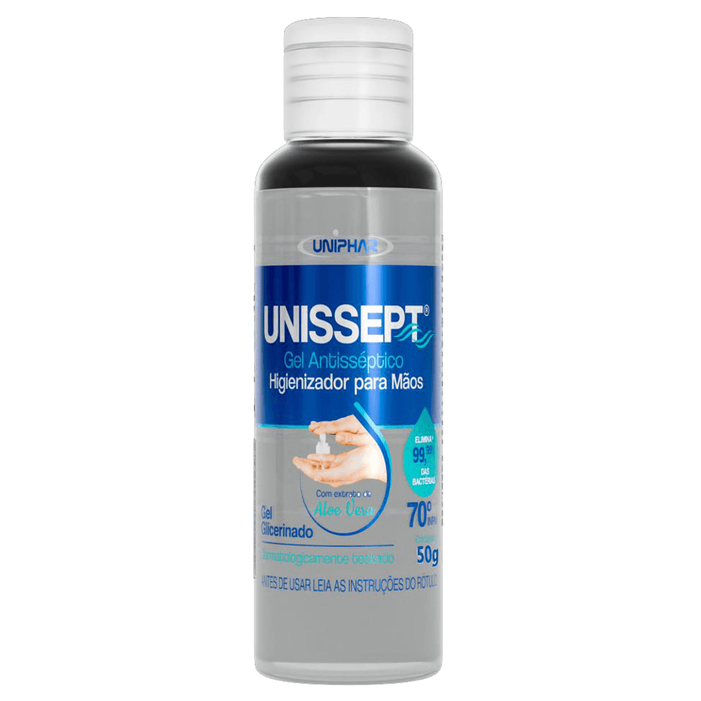 ALCOOL 70%GEL UNISSEPT 50G