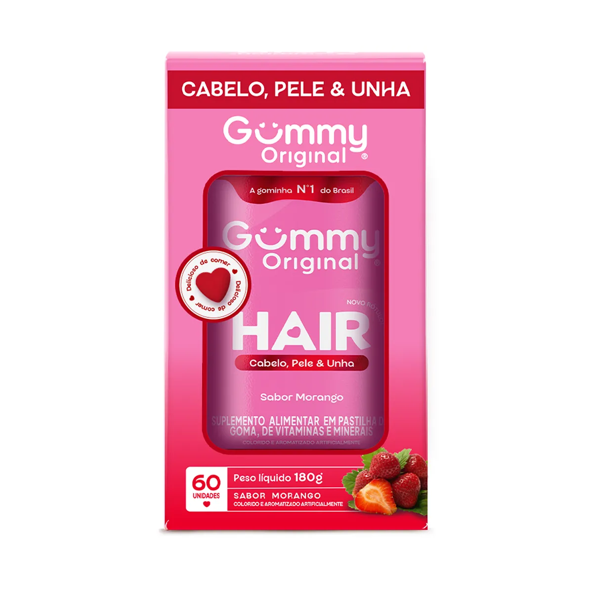 GUMMY HAIR VIT MOR 60GOM
