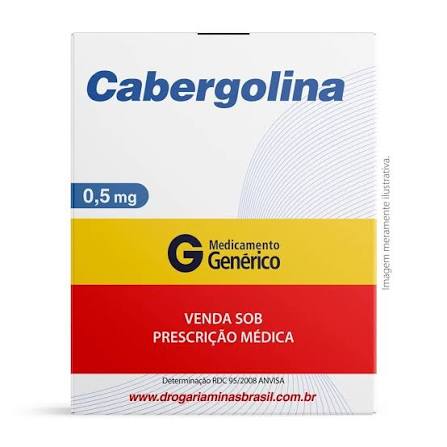 CABERGOLINA 0,5MG 2CP