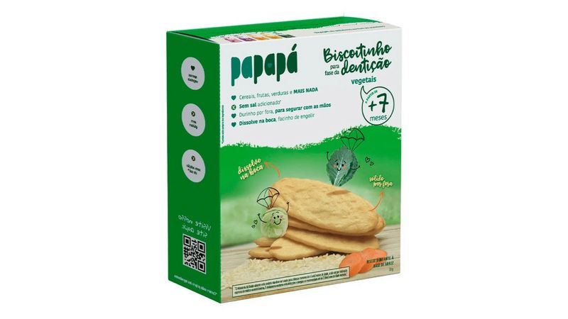PAPAPA BISC FAS DENT VEG 36G