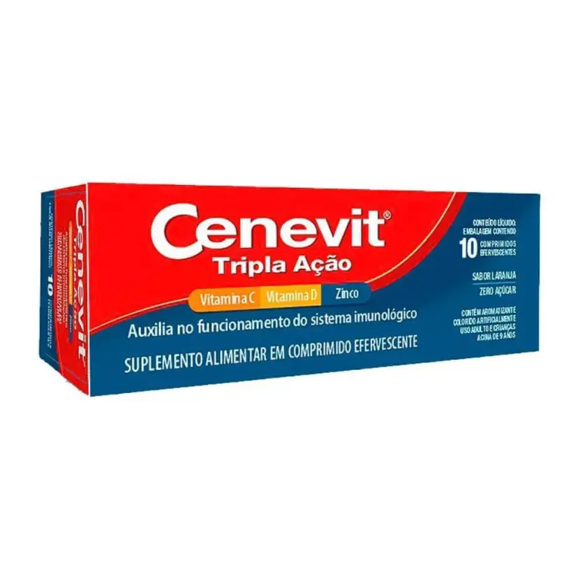 CENEVIT ZINCO 1G+10MG 10CP EF