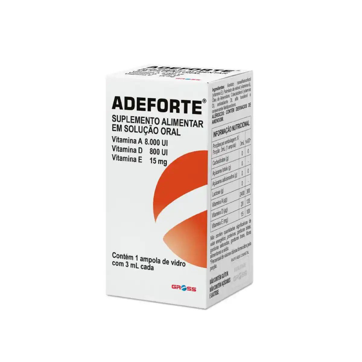 ADEFORTE AMP ORAL 3ML