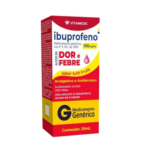 IBUPROFENO 100MG/ML GTS 20ML
