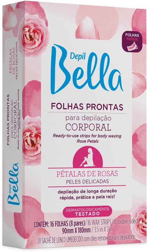 FOLHAS DEPIL BELLA PET 16UN