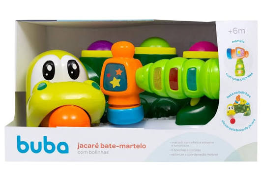 JACARE BATE-MARTELO COM BOLINH