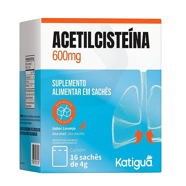 ACETILCISTEINA 600MG 16CAP